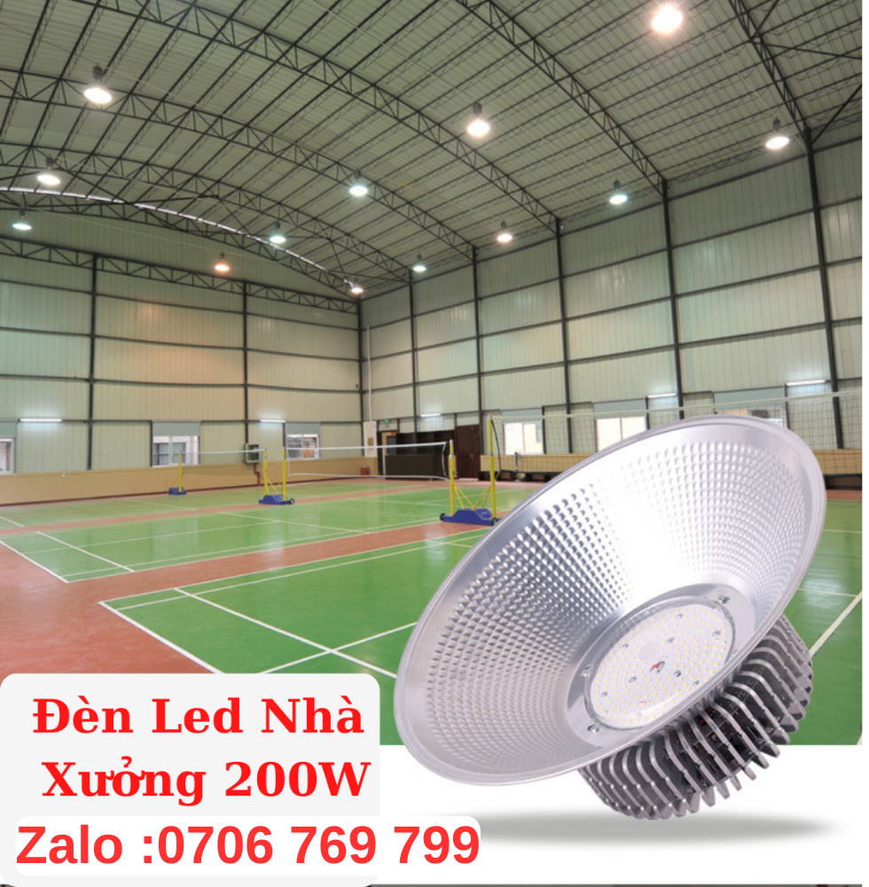 đèn nhà xưởng 200w