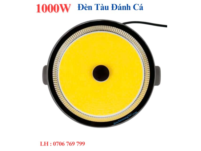 Đèn Pha Led 1000W Tàu Đánh Cá Mực Chiếu Xa