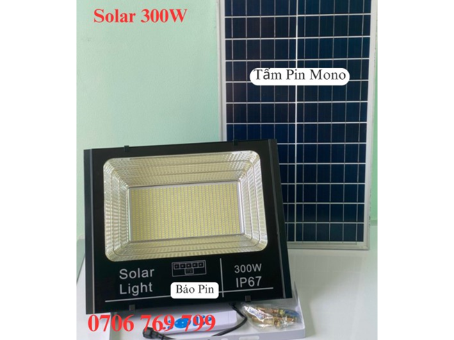 Đèn Năng Lượng Mặt Trời 300w