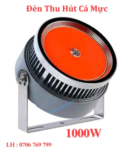 Đèn Pha Led 1000W Thu Hút Cá Mực ánh sáng đỏ