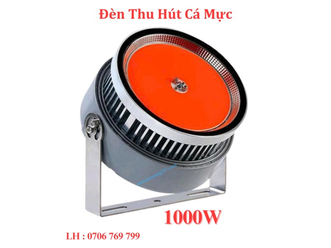 Đèn Pha Led 1000W Thu Hút Cá Mực ánh sáng đỏ