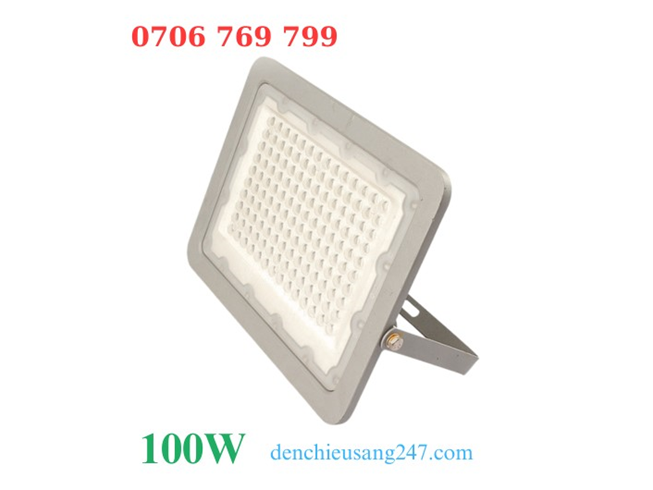 Đèn Pha Led 100W Siêu Mỏng Cao Cấp Vỏ Nhôm Bảo Hành 2 Năm Đổi Mới